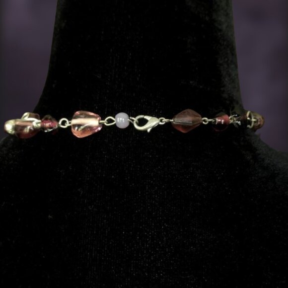 Vintage Whimsygoth Beaded Wire Necklace - Picture 6 of 6